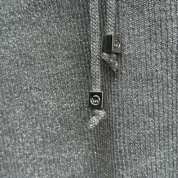 MICHAEL Michael Kors Silver Lace-Up Long Sleeve Top - Picture 3 of 6